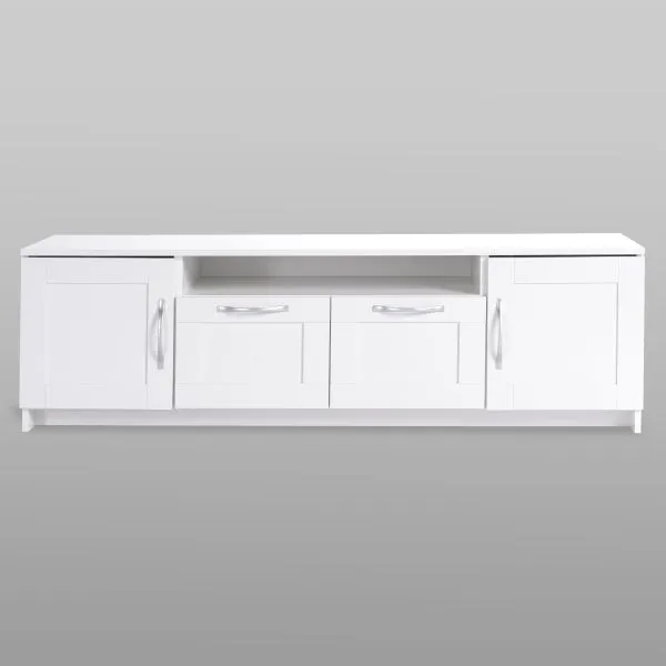 2.02.03.330.1 СИРИУС тумба 2 двери и 2 ящика 156х47 белая RU