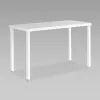 S00449 Ингар 1/ТТ стол письменный 120x75x55, белый