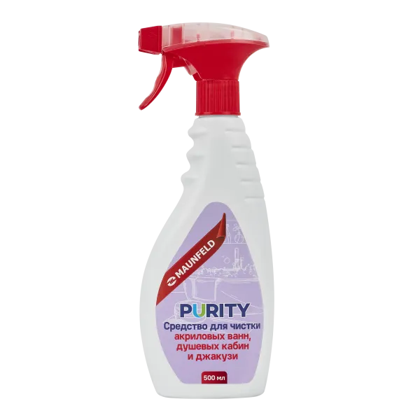 Средство для чистки акриловых ванн, душевых кабин и джакузи Maunfeld Purity 500мл MAC500SD
