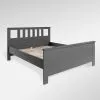 2.08.04.070.4 САГА кровать двойная 160х200 серая