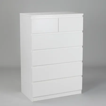2.05.02.100.1 МАЛЬТА комод 4+2 ящика 80х121 белый RU