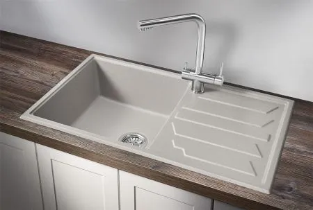 8601, БАЗАЛЬТ, кухонная мойка, кварц