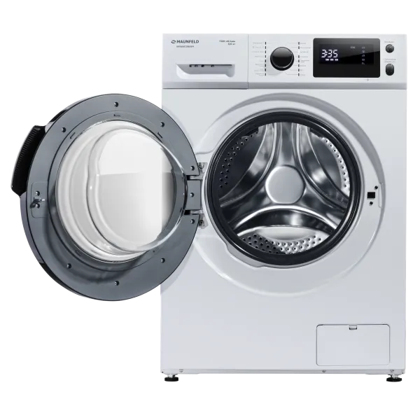 Стиральная машина c сушкой инвертором и паром MAUNFELD MFWM1586WH Белый