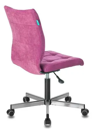 Кресло Бюрократ CH-330M малиновый Light-15 крестов. металл хром