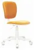 Кресло детское Бюрократ CH-W204NX оранжевый Velvet 72 крестов. пластик белый пластик белый