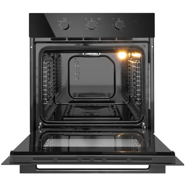 Шкаф духовой газовый с электрическим грилем MAUNFELD MOGS703B2 Черный