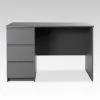 2.03.06.090.4 КАСТОР стол письменный 3 ящика 116х65 RU серый