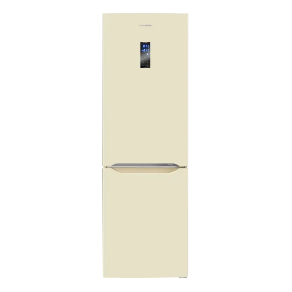 Холодильник-морозильник MAUNFELD MFF187NF Бежевый
