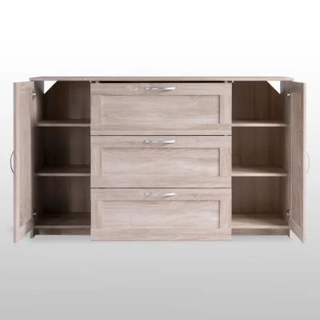 2.02.03.290.3 СИРИУС тумба 2 двери и 3 ящика 156х95 сонома RU