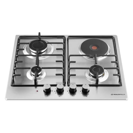 Комбинированная варочная панель MAUNFELD EEHS.64.3CS/KG Нержавеющая сталь