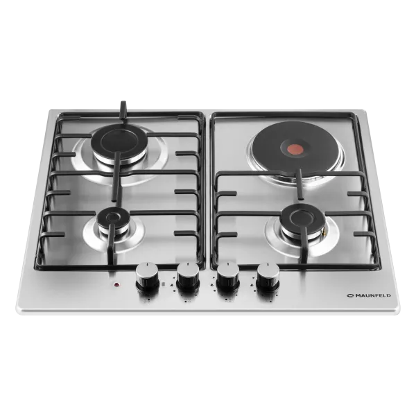 Комбинированная варочная панель MAUNFELD EEHS.64.3CS/KG Нержавеющая сталь