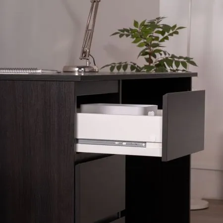 2.03.06.090.5 КАСТОР стол письменный 3 ящика 116х65 RU Дуб Венге