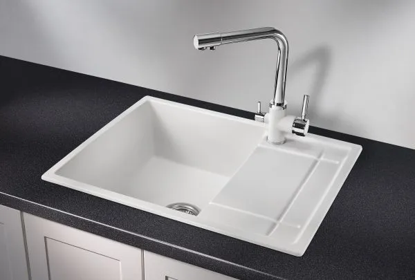 6501, АРКТИК (БЕЛЫЙ), кухонная мойка, кварц