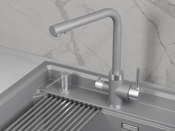 5015, АРКТИК (БЕЛЫЙ), СМЕСИТЕЛЬ КУХОННЫЙ