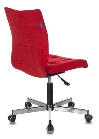 Кресло Бюрократ CH-330M красный Velvet 88 крестов. металл хром