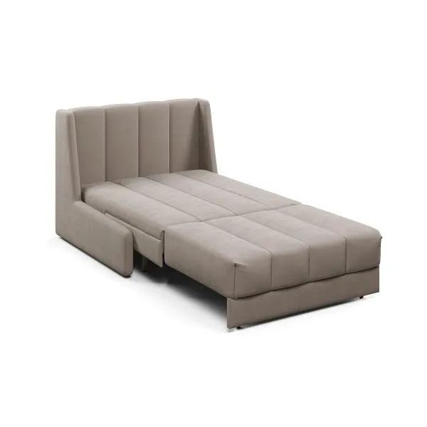 ВЕНЕЦИЯ Складная кровать серо-бежевая, 125