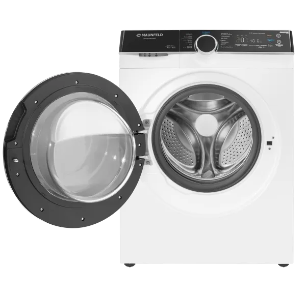 Стиральная машина с сушкой инвертором и паром MAUNFELD MFWM1486WH06 Белый