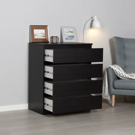 Комод МАЛЬТА высокий с пятью выдвижными ящиками, цвет Дуб Венге