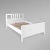 2.08.04.060.1 САГА кровать двойная 140х200 белая