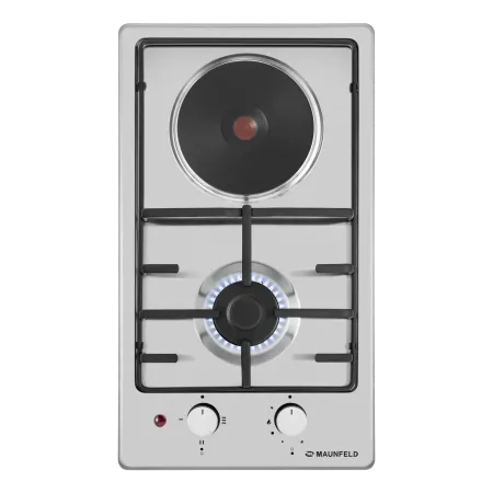 Комбинированная варочная панель MAUNFELD EEHS.32.3ES.KG Нержавеющая сталь