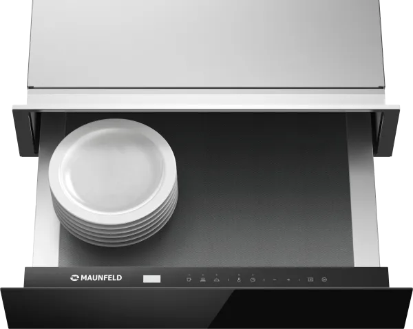 Встраиваемый шкаф для подогрева посуды MAUNFELD MWD22BK Черный