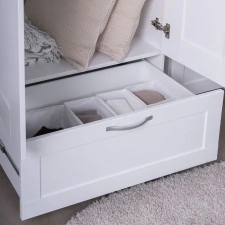 2.02.01.020.1 СИРИУС шкаф комбинированный "2 двери и 1 ящик белый RU"