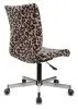 Кресло Бюрократ CH-330M леопардовый Italia LEO крестов. металл черный