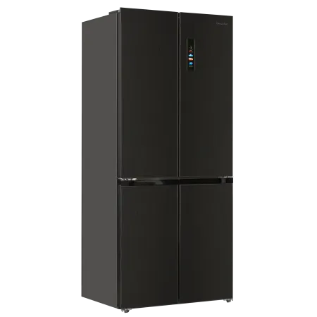 Холодильник с инвертором MAUNFELD MFF190NFD Черная нержавеющая сталь