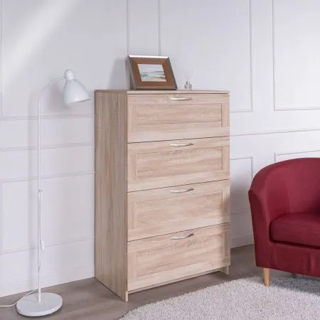 2.02.02.060.3 СИРИУС комод "4 ящика сонома RU"