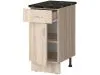 Шкаф напольный 40см 1ящ «Дуб Сонома»