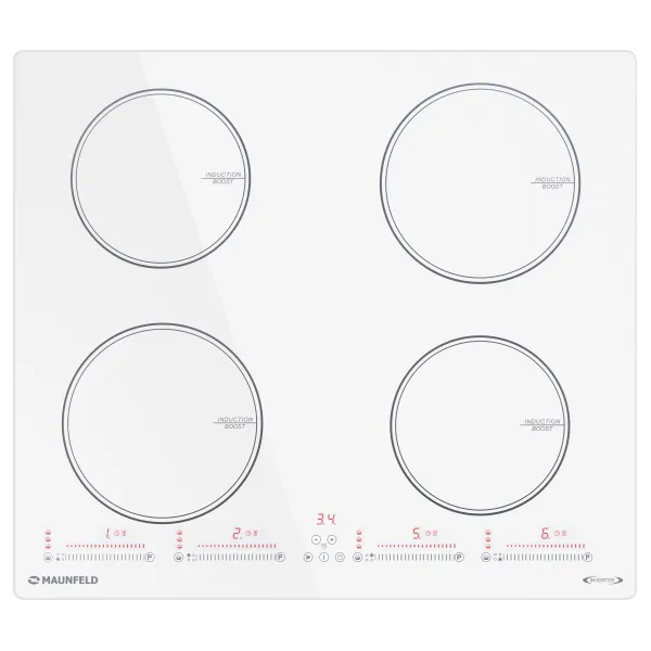 Индукционная варочная панель MAUNFELD CVI594S Inverter Белый
