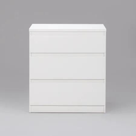 2.03.02.060.1 КАСТОР комод 3 ящика RU белый