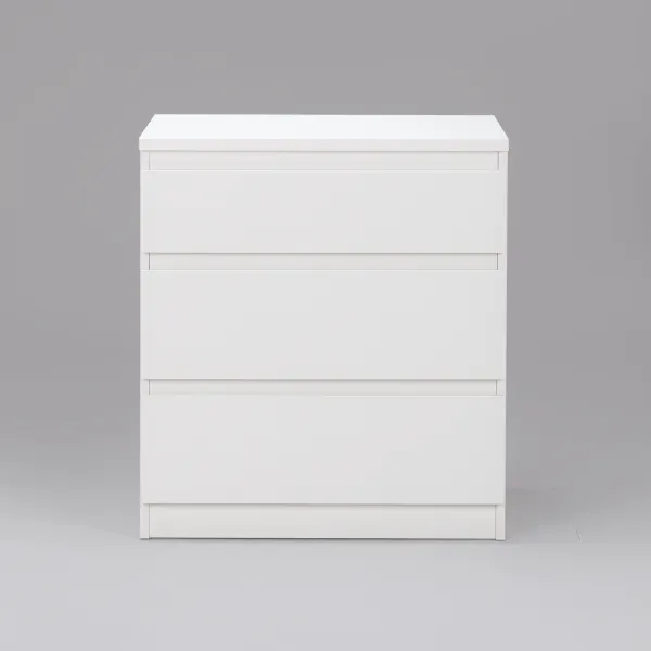 2.03.02.060.1 КАСТОР комод 3 ящика RU белый