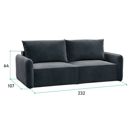 ПОРТЛЕНД Диван прямой светло-бежевый