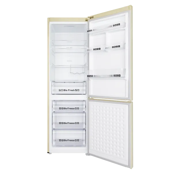 Холодильник-морозильник с инвертором MAUNFELD MFF195NFI10_IN Бежевый