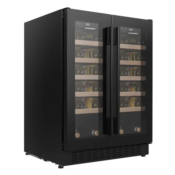 Винный шкаф MAUNFELD MBWC-112S40 Черный