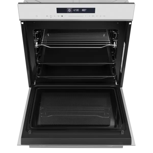 Шкаф духовой электрический с СВЧ MAUNFELD MEOR7217SM Белый