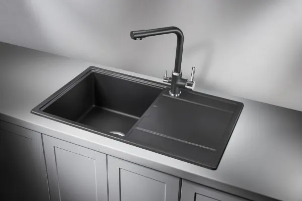 7804, ТУРМАЛИН, кухонная мойка, кварц