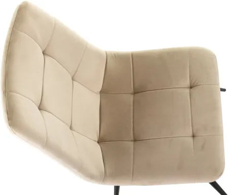 Стул для дома Бюрократ CH-K1_4 комплект 4шт бежевый Holland 06 металл черный на ножках (CH-K1_1/HL07_4)