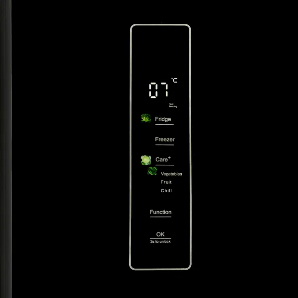 Холодильник с инвертором MAUNFELD MFF183NFE Черный