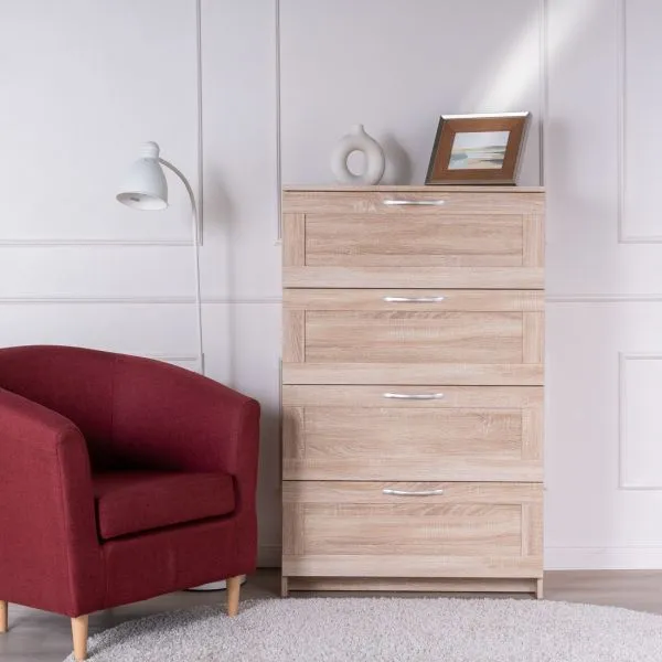 2.02.02.060.3 СИРИУС комод "4 ящика сонома RU"