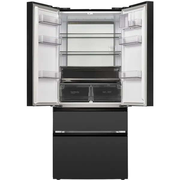 Холодильник с инвертором KITFit Pro MAUNFELD MFF190NFDSB01 Total NoFrost инвертор Черная нержавеющая сталь