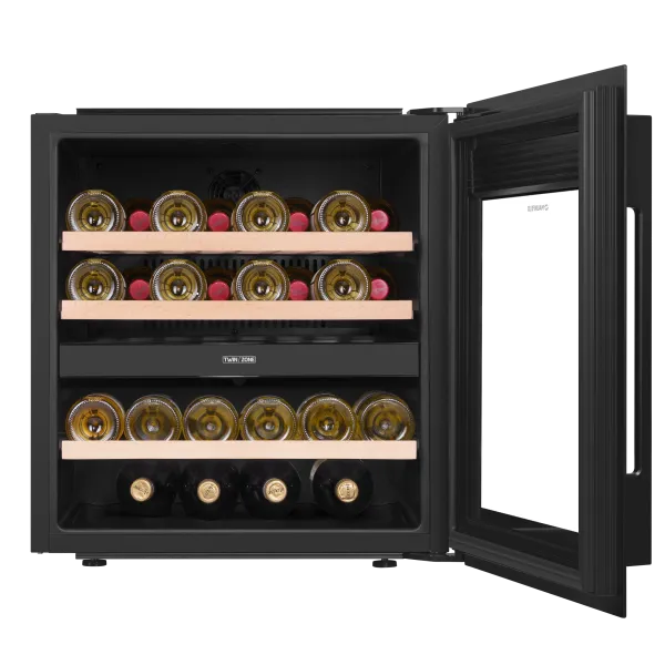 Винный шкаф встраиваемый MAUNFELD MBWC-92DM36 Черный