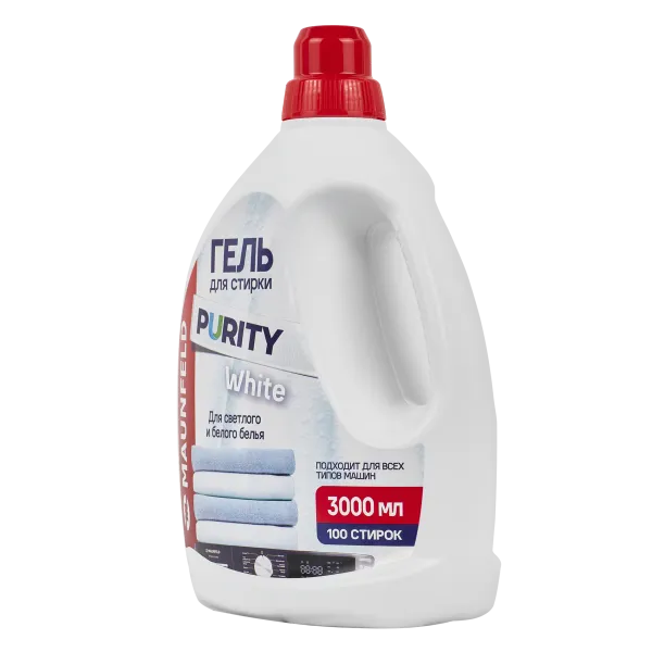 Гель для стирки Maunfeld Purity White 3000мл MWL3000PW Белый