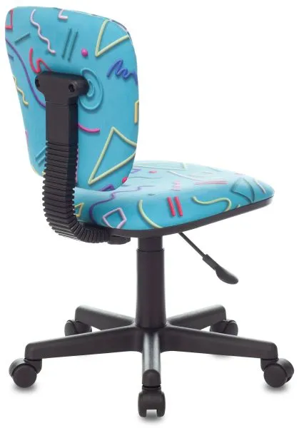 Кресло детское Бюрократ CH-204NX голубой Sticks 06 крестов. пластик