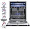 Посудомоечная машина с авто-открыванием MAUNFELD MLP-12IMRO Нержавеющая сталь