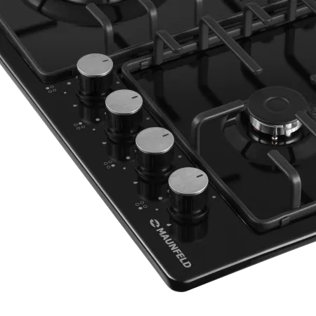 Газовая варочная панель MAUNFELD EGHE.64.3STS-EB/G Черный