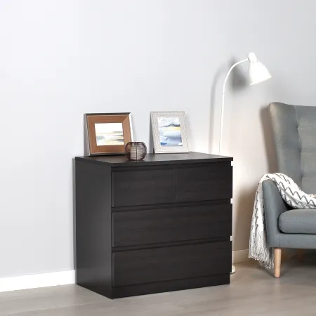 2.05.02.040.5 МАЛЬТА комод 3 ящика 80х76 Дуб Венге RU