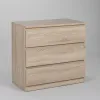 2.05.02.040.3 МАЛЬТА комод 3 ящика 80х76 сонома RU