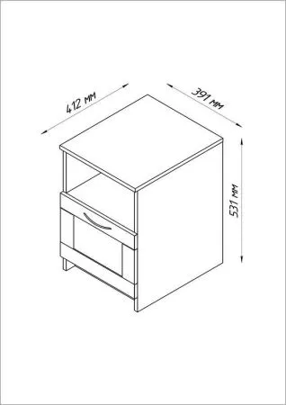 2.02.03.010.5 СИРИУС тумба "Дуб Венге RU"